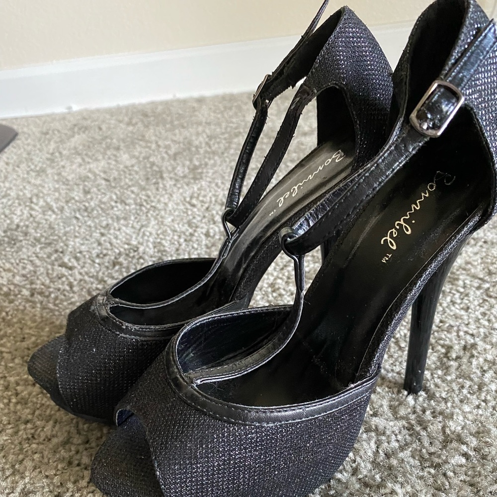 Sexy, sparkly high heels